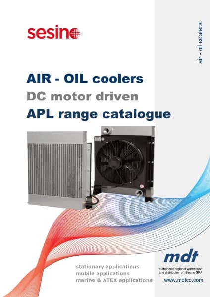 Air/Oil Coolers APL Series with DC Motor