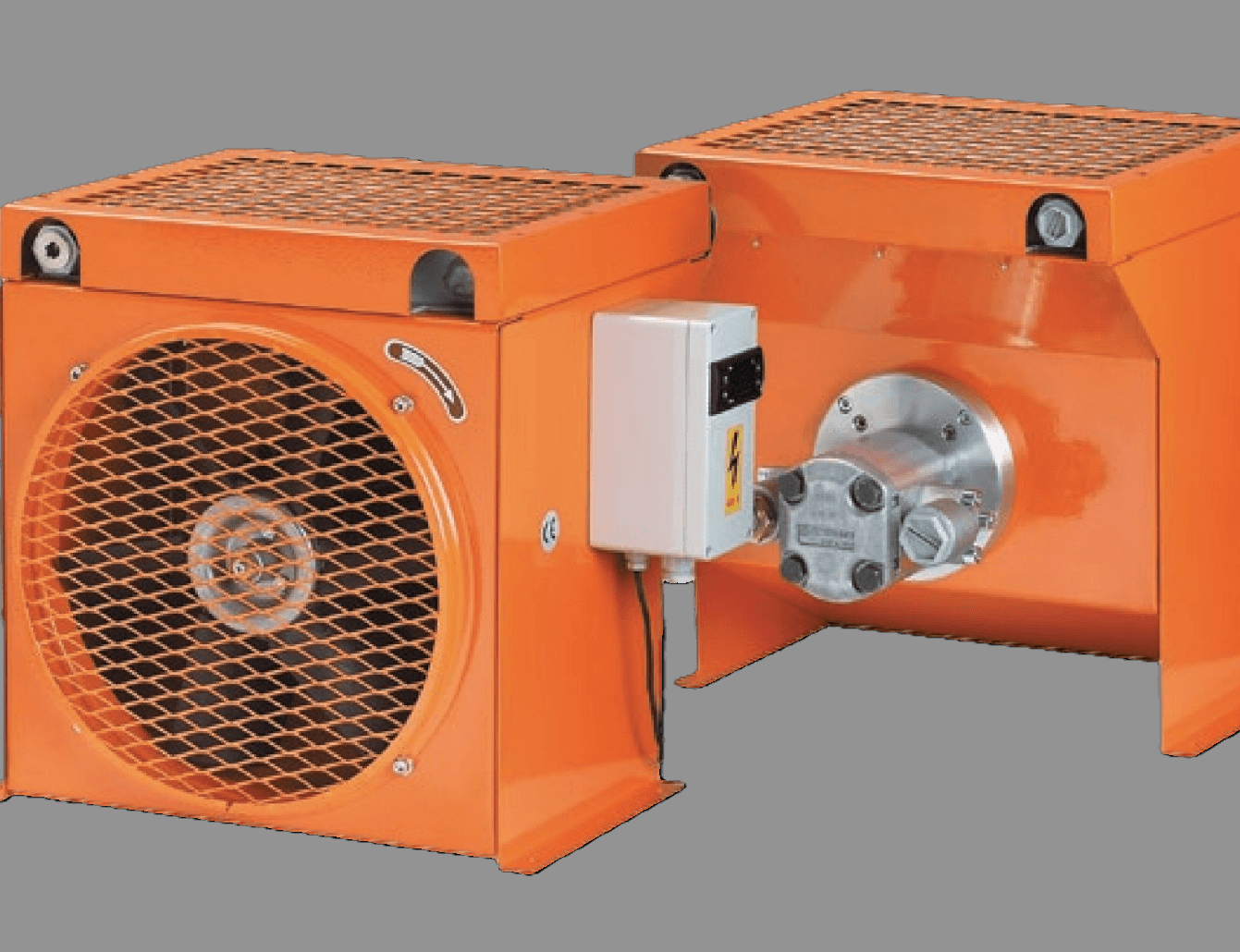 Air-Oil Heat Exchanger with Integrated Pump