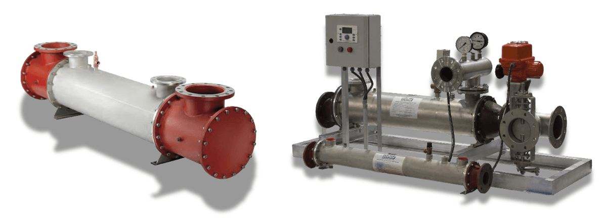 Bowman Exhaust gas heat exchanger front view